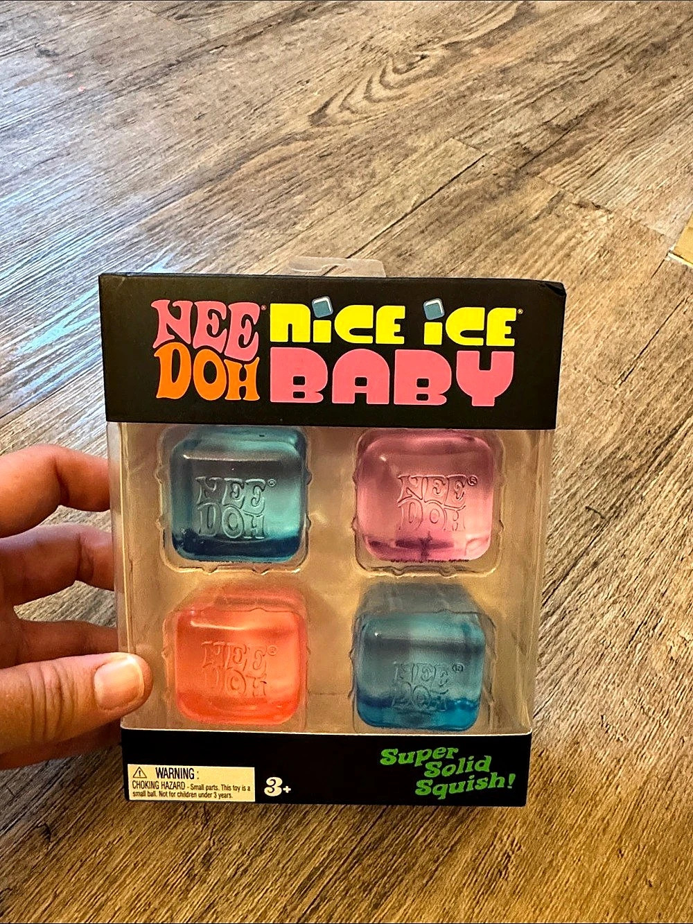 Schylling NeeDoh Nice Ice Baby Sensory Toy Set Blue & Pink, purple. New